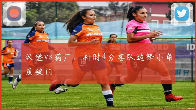 汉堡vs药厂，补时4分客队边锋小角度破门